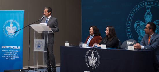 El Rector Alfonso Esparza Ortiz presenta el Protocolo para la Prevención y Atención de la Discriminación y Violencia de Género